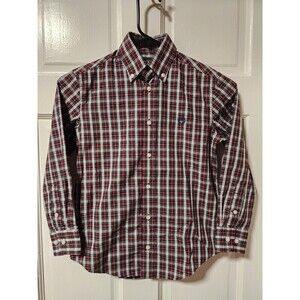 Lauren Ralph Lauren Big Boys Check Print Dress Plaid  Button Down Dress Shirt